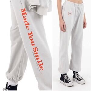 MAYFAIR Made You Smile Thank You Come Again Serving Smiles Lounge Sweatpants XXL